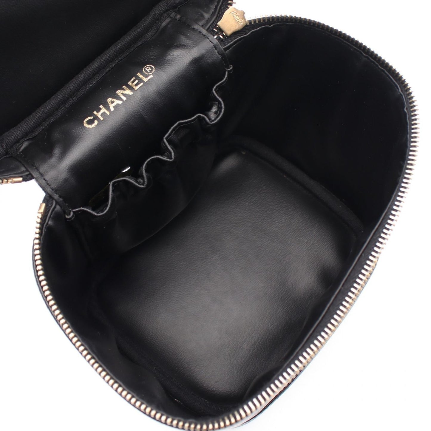 Chanel Caviar Skin Coco Mark Handbag Black