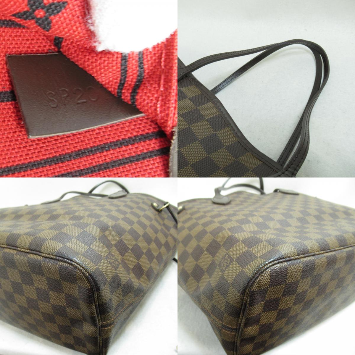 Louis Vuitton Neverfull MM Damier Ebene Tote Bag N51105