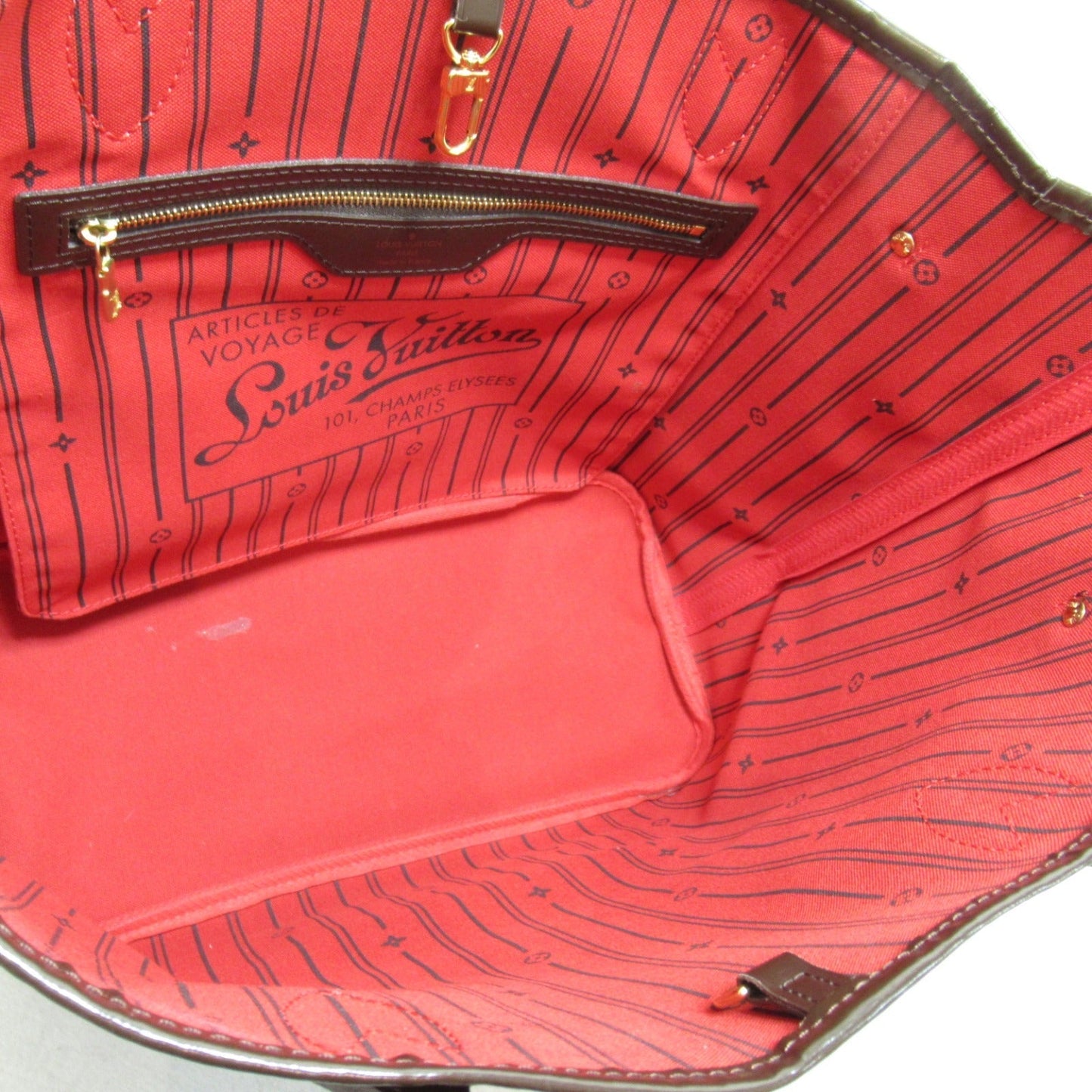 Louis Vuitton Neverfull MM Damier Ebene Tote Bag N51105