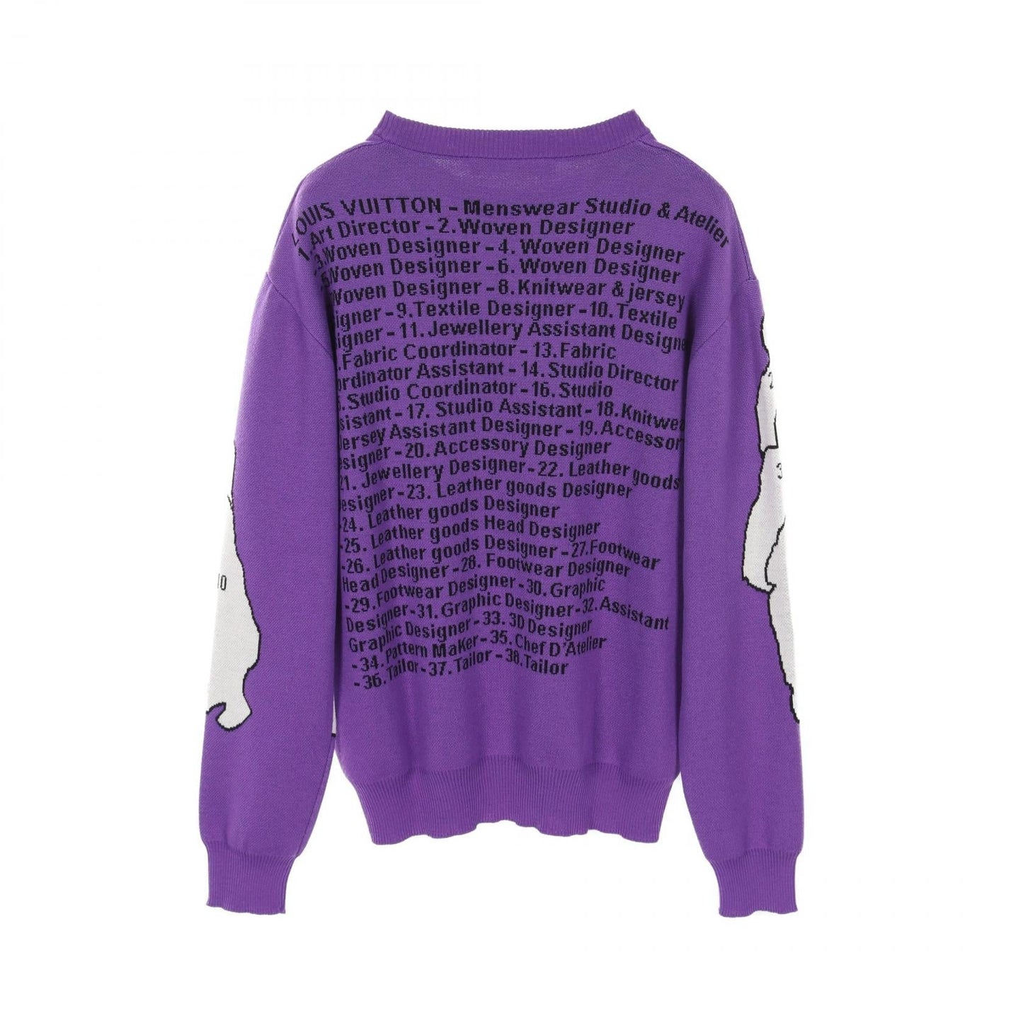 Louis Vuitton Wool Studio Jacquard Knit Top