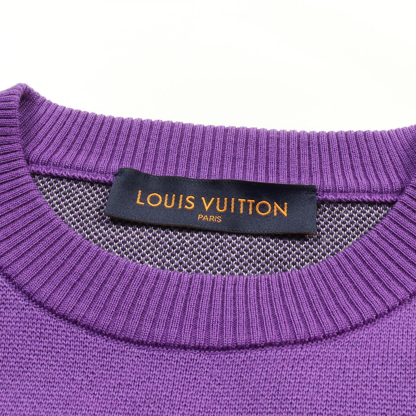 Louis Vuitton Wool Studio Jacquard Knit Top