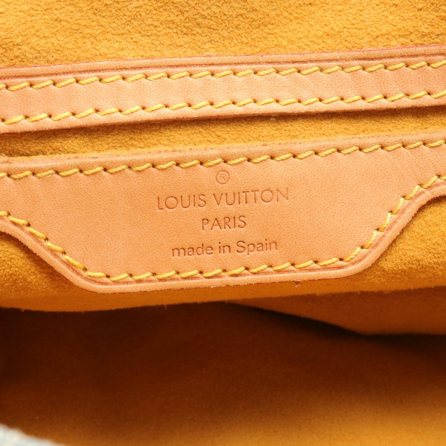 Louis Vuitton Denim Leather Backpack M95056