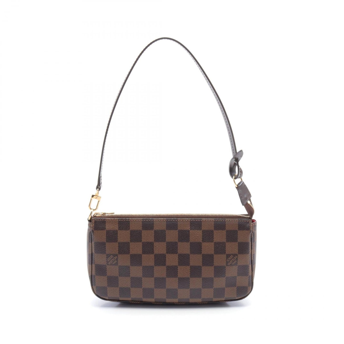 Louis Vuitton Damier Canvas Leather Handbag N41206