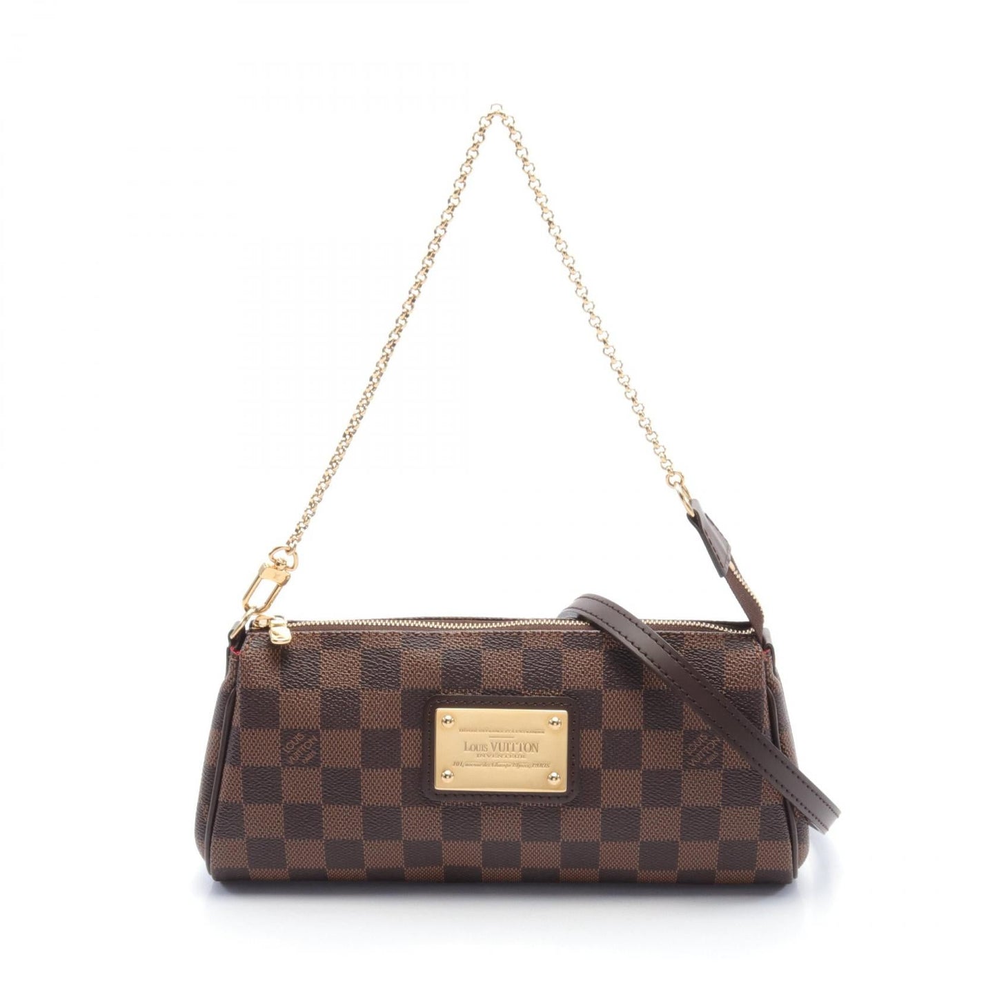 Louis Vuitton Eva Handbag PVC Coated Canvas Leather