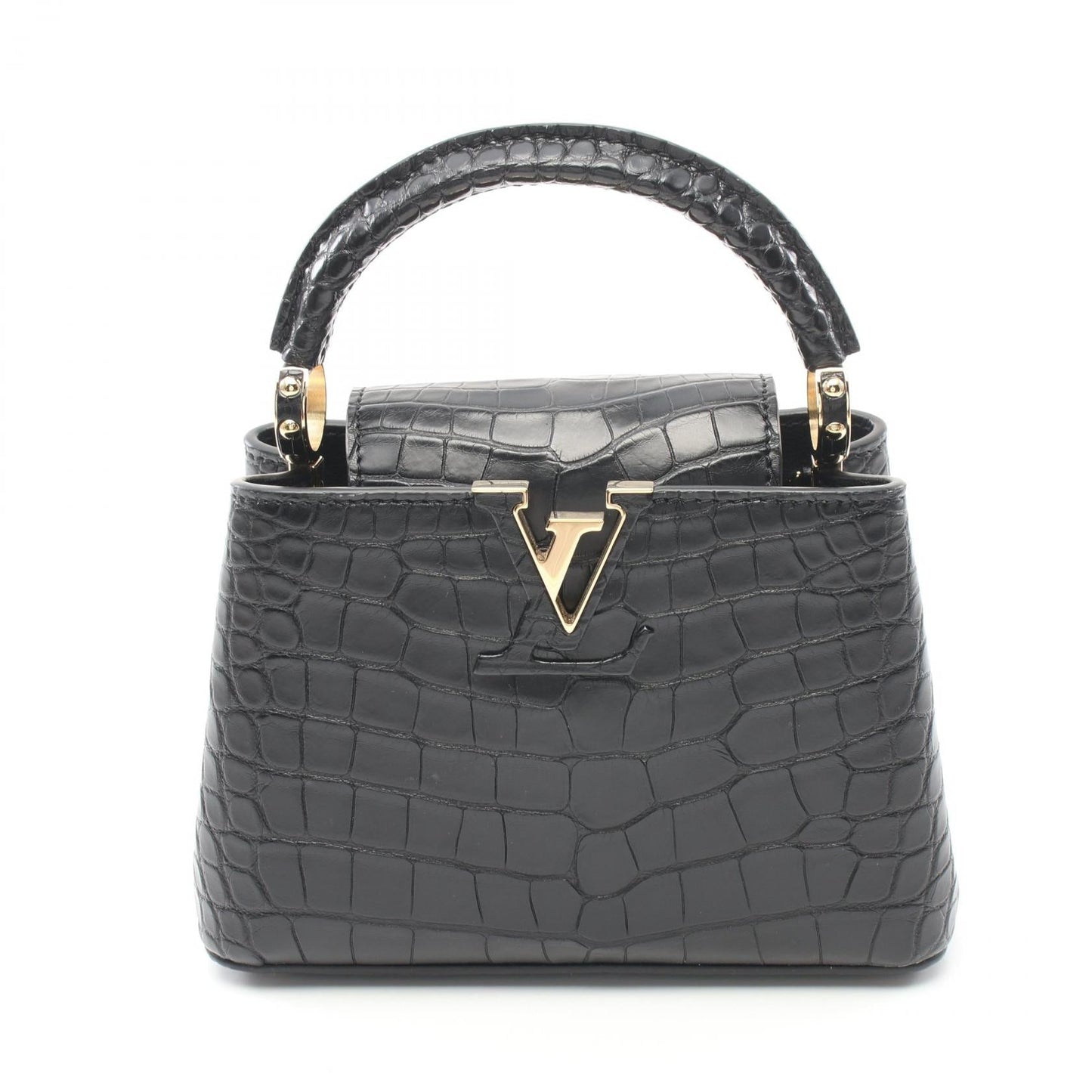 Louis Vuitton Capucines Mini Exotic Leather Handbag N93074