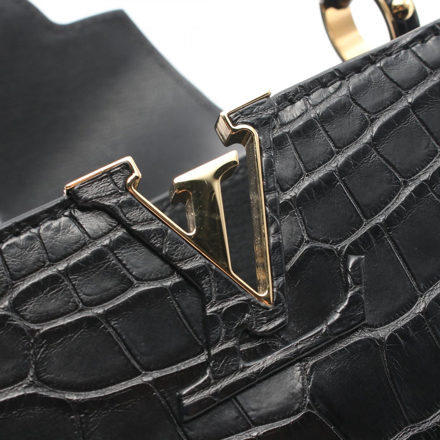 Louis Vuitton Capucines Mini Exotic Leather Handbag N93074