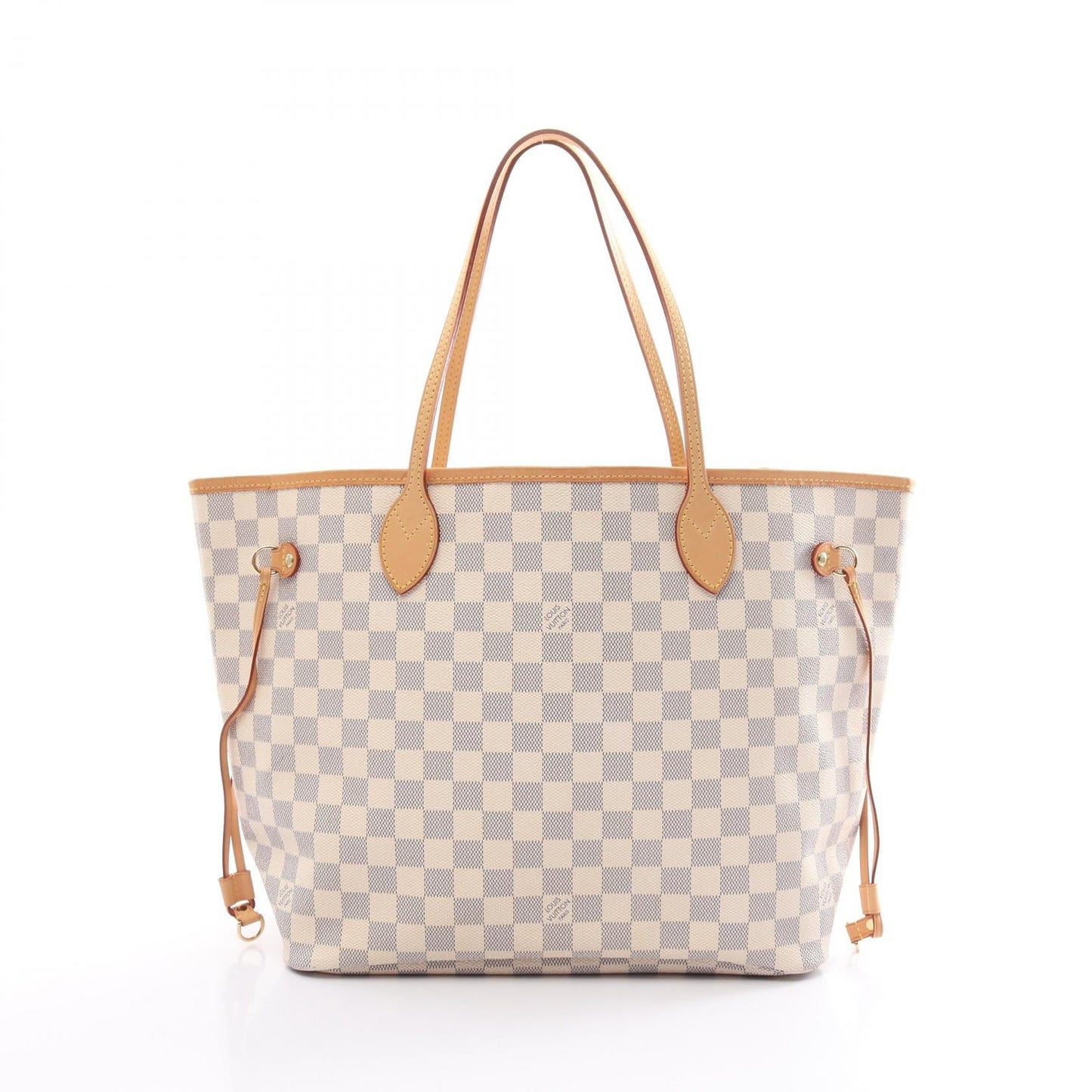 Louis Vuitton Neverfull MM Tote Bag PVC Canvas Leather