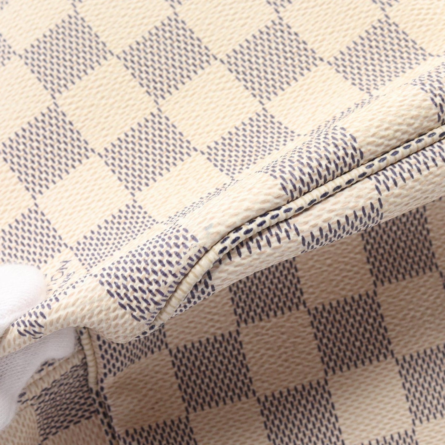 Louis Vuitton Neverfull MM Tote Bag PVC Canvas Leather