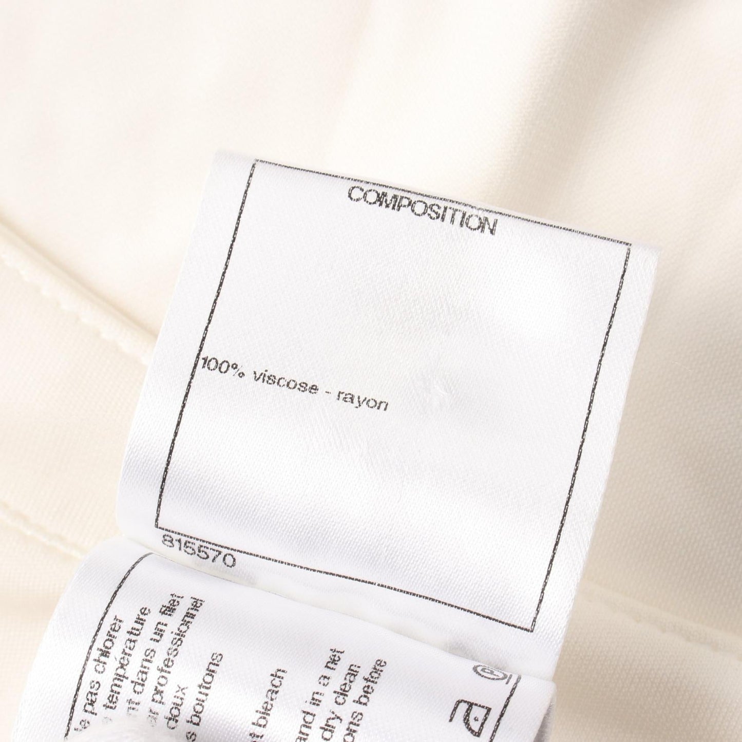 Chanel Rayon Coco Mark Button Top P51464