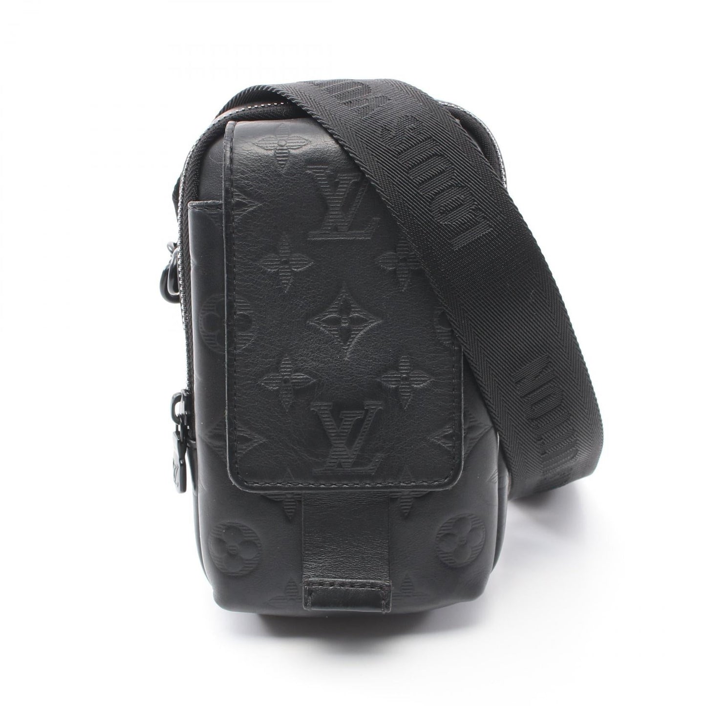Louis Vuitton Monogram Shadow Leather Double Phone Pouch