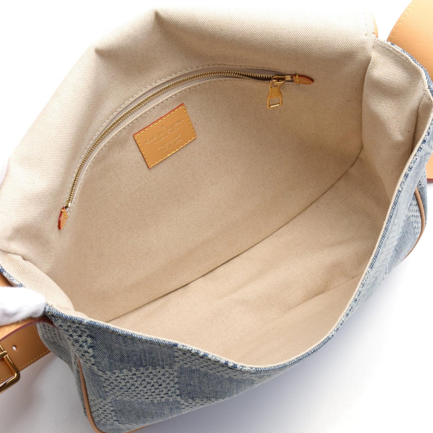 Louis Vuitton Damier Denim Leather Messenger Bag N40743