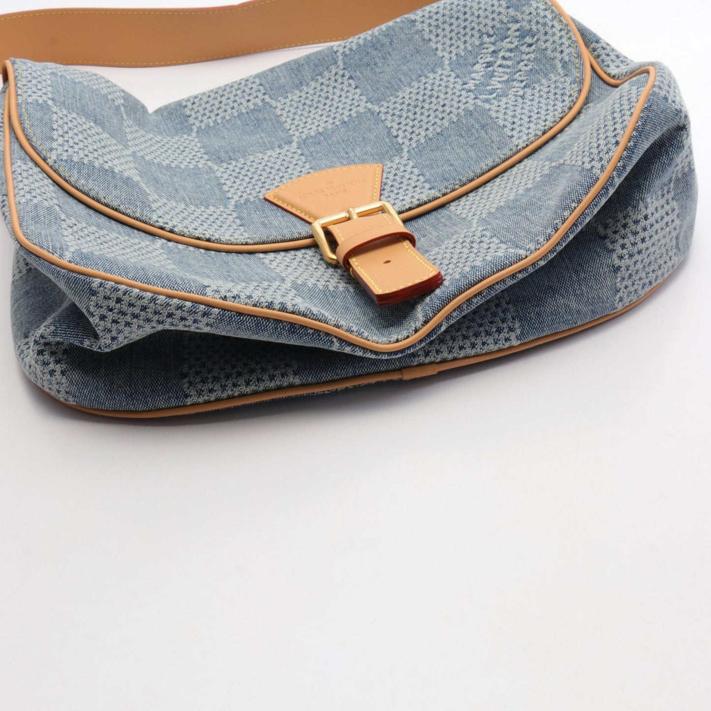 Louis Vuitton Damier Denim Leather Messenger Bag N40743