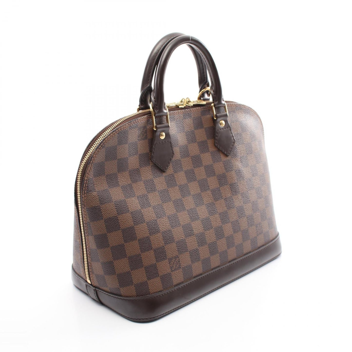 Louis Vuitton Alma Handbag PVC Leather