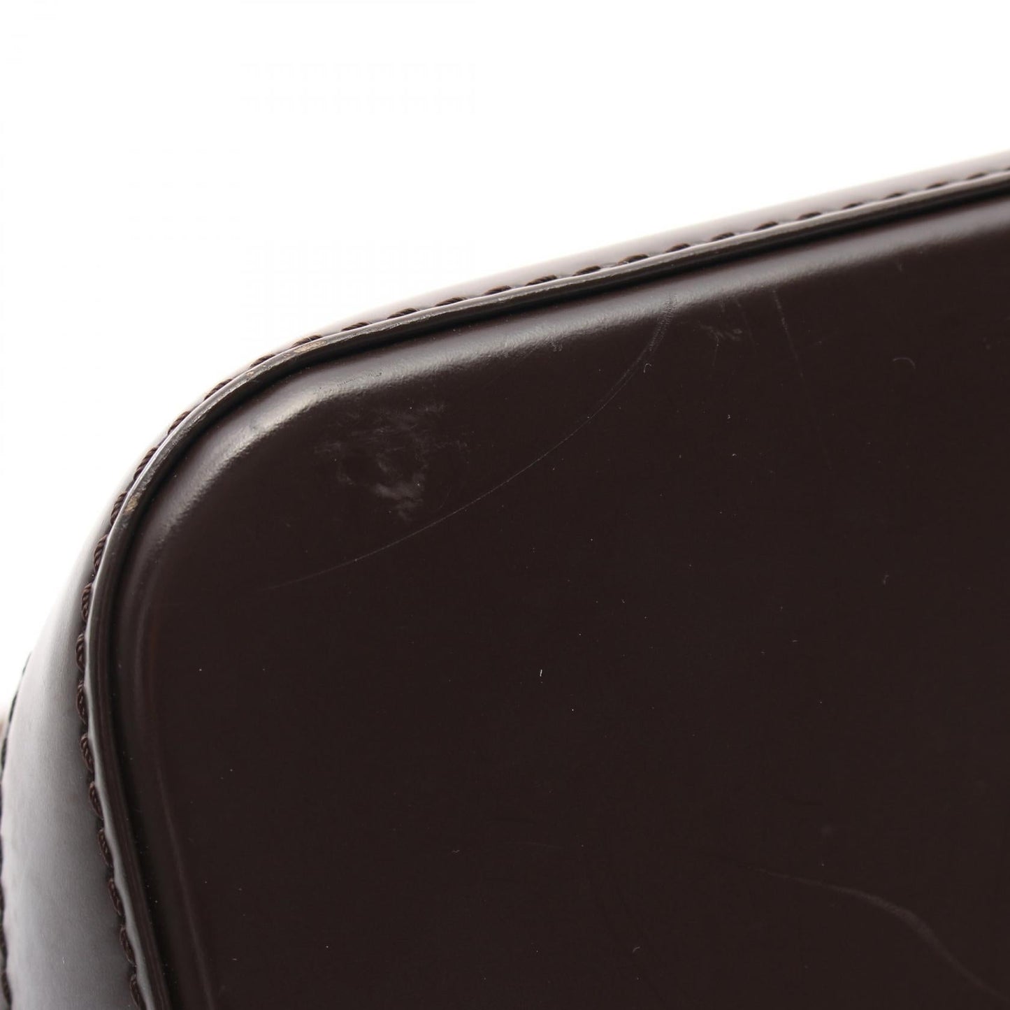 Louis Vuitton Alma Handbag PVC Leather