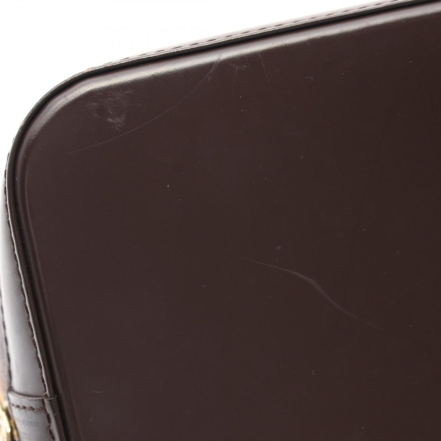 Louis Vuitton Alma Handbag PVC Leather