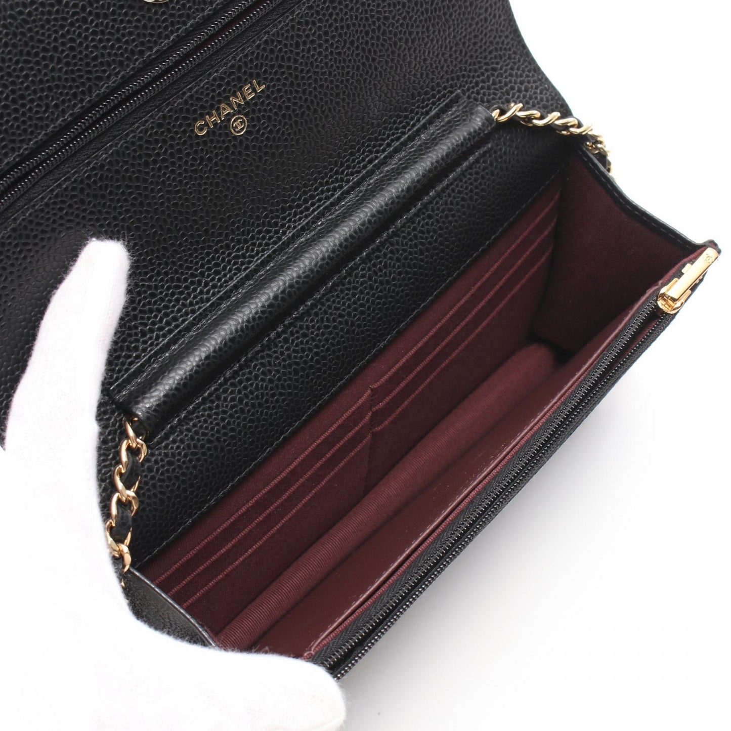 Chanel Caviar Skin Matelasse Shoulder Bag