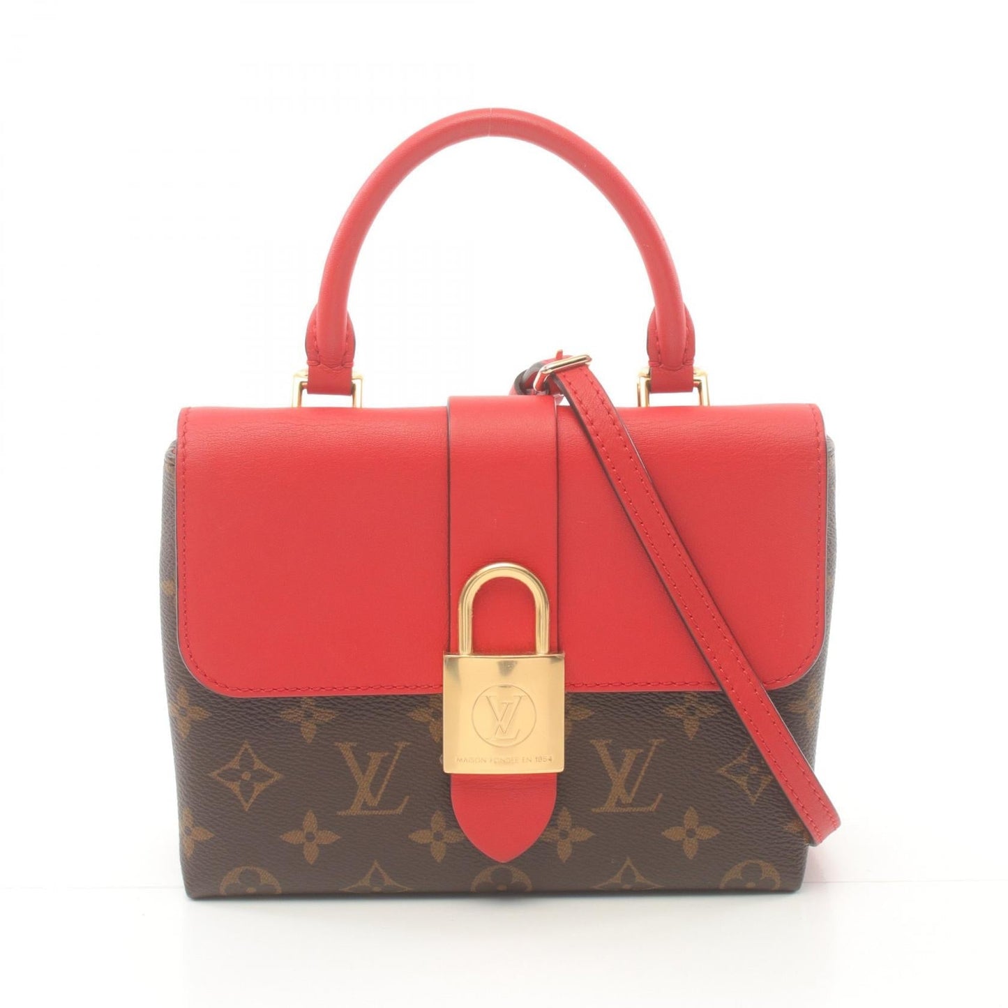 Louis Vuitton Rocky BB Monogram Coquelicot Handbag