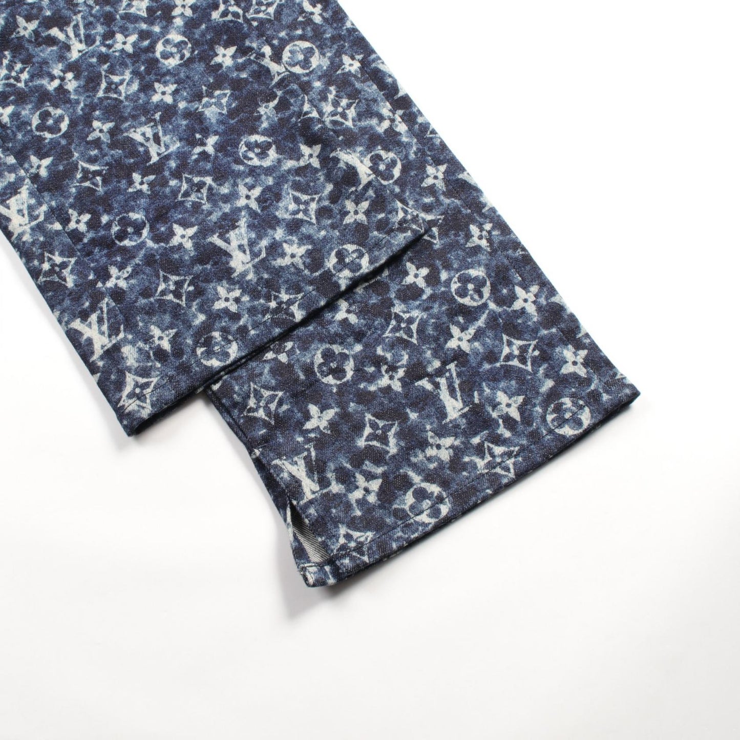Louis Vuitton Monogram Denim Pants Cotton