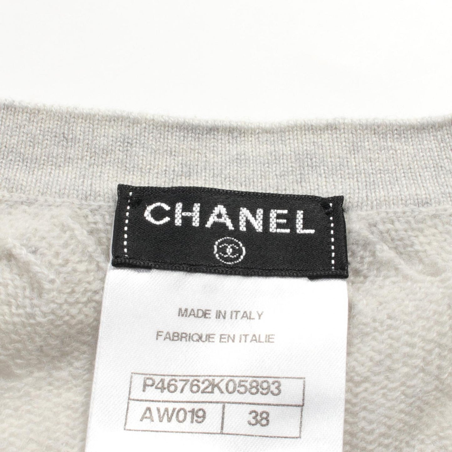Chanel Cashmere Dress Gray P46762K05893