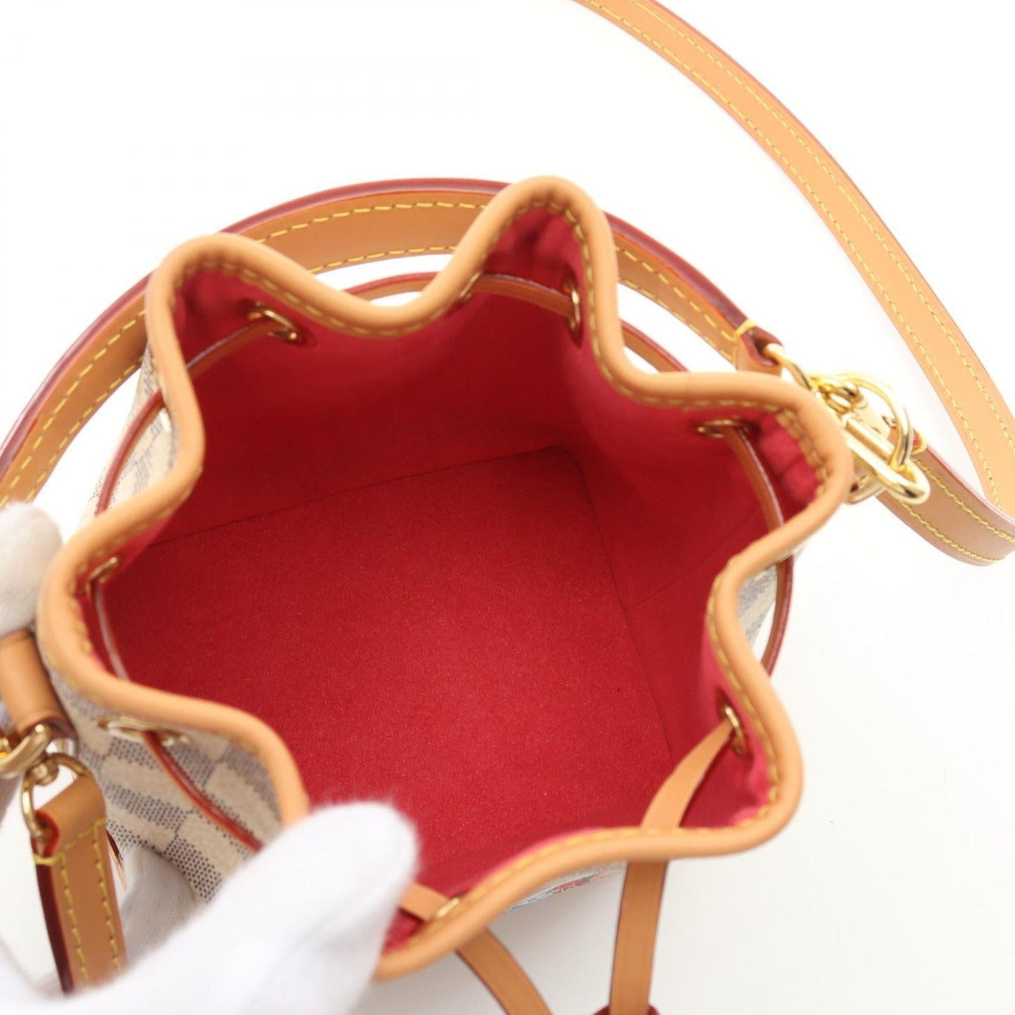Louis Vuitton Nano Noe Damier Azur Handbag N40511