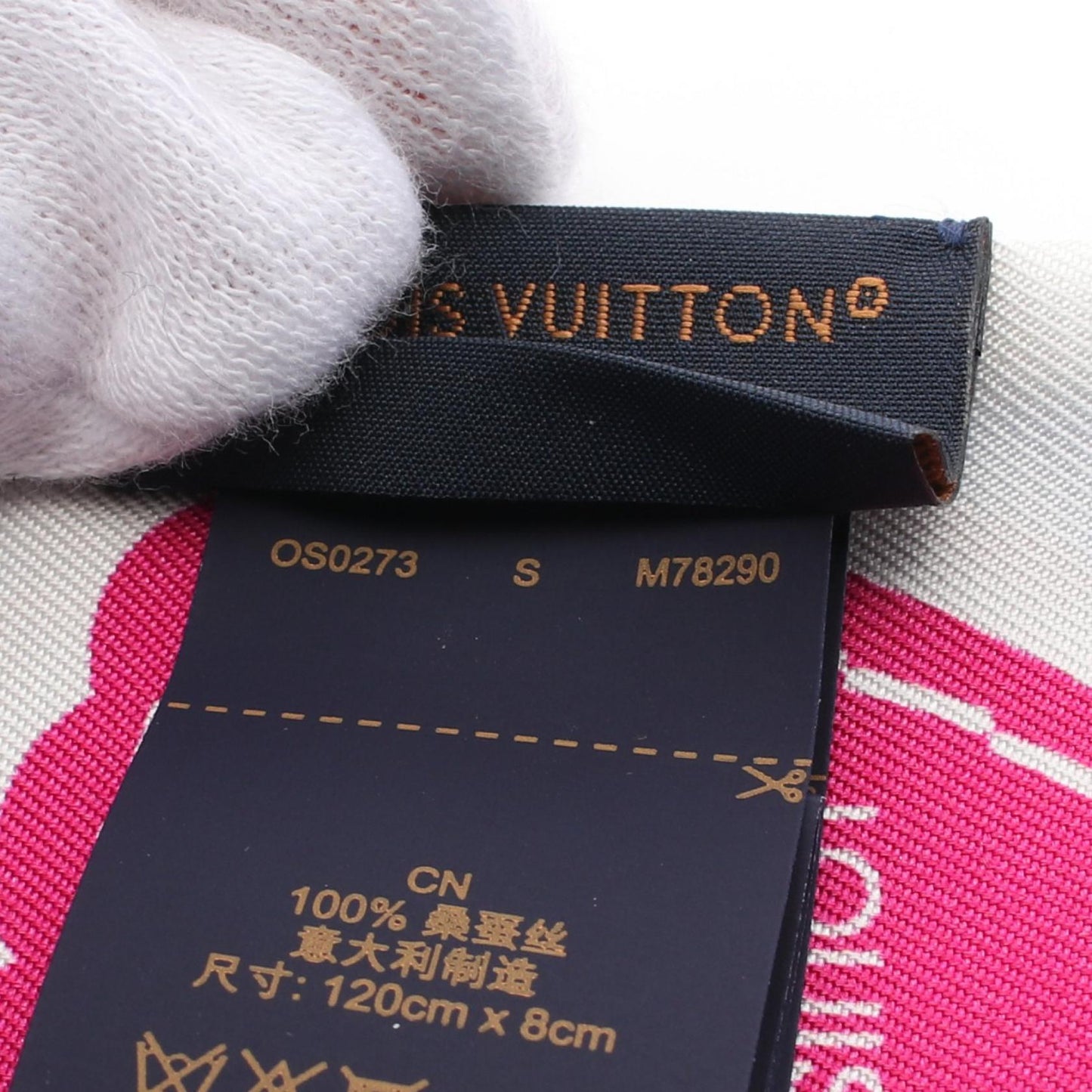 Louis Vuitton Silk Infinity Dot Scarf M78290