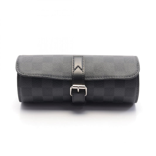 Louis Vuitton Damier Graphite Watch Case N41137