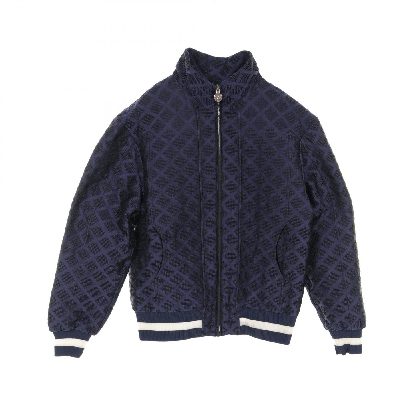 Chanel Matelasse Bomber Jacket Polyester