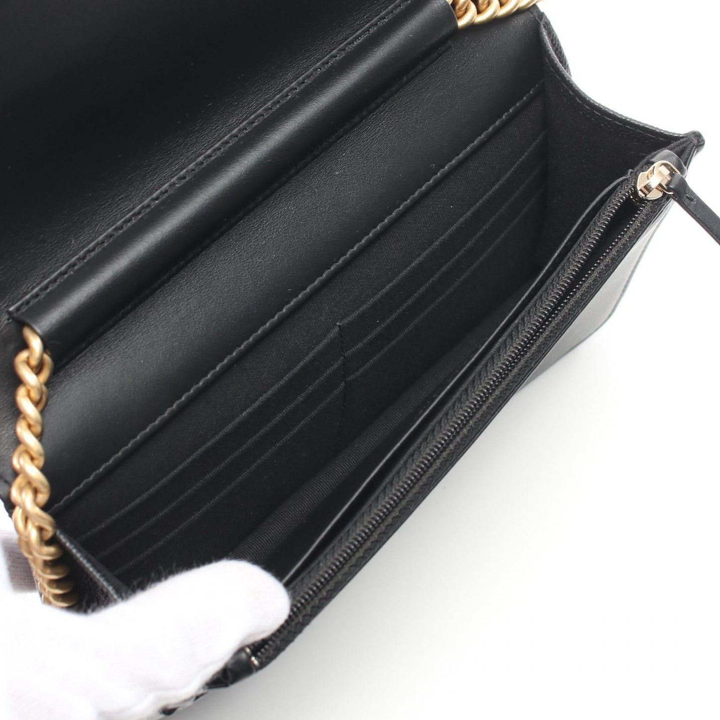 Chanel Boy Matelasse Shoulder Bag Black