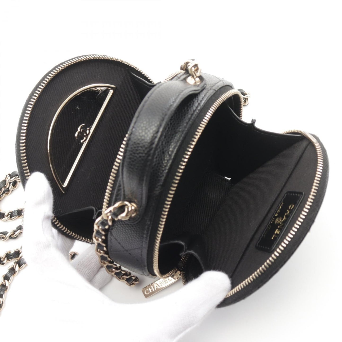 Chanel Small Vanity Matelasse Leather Bag
