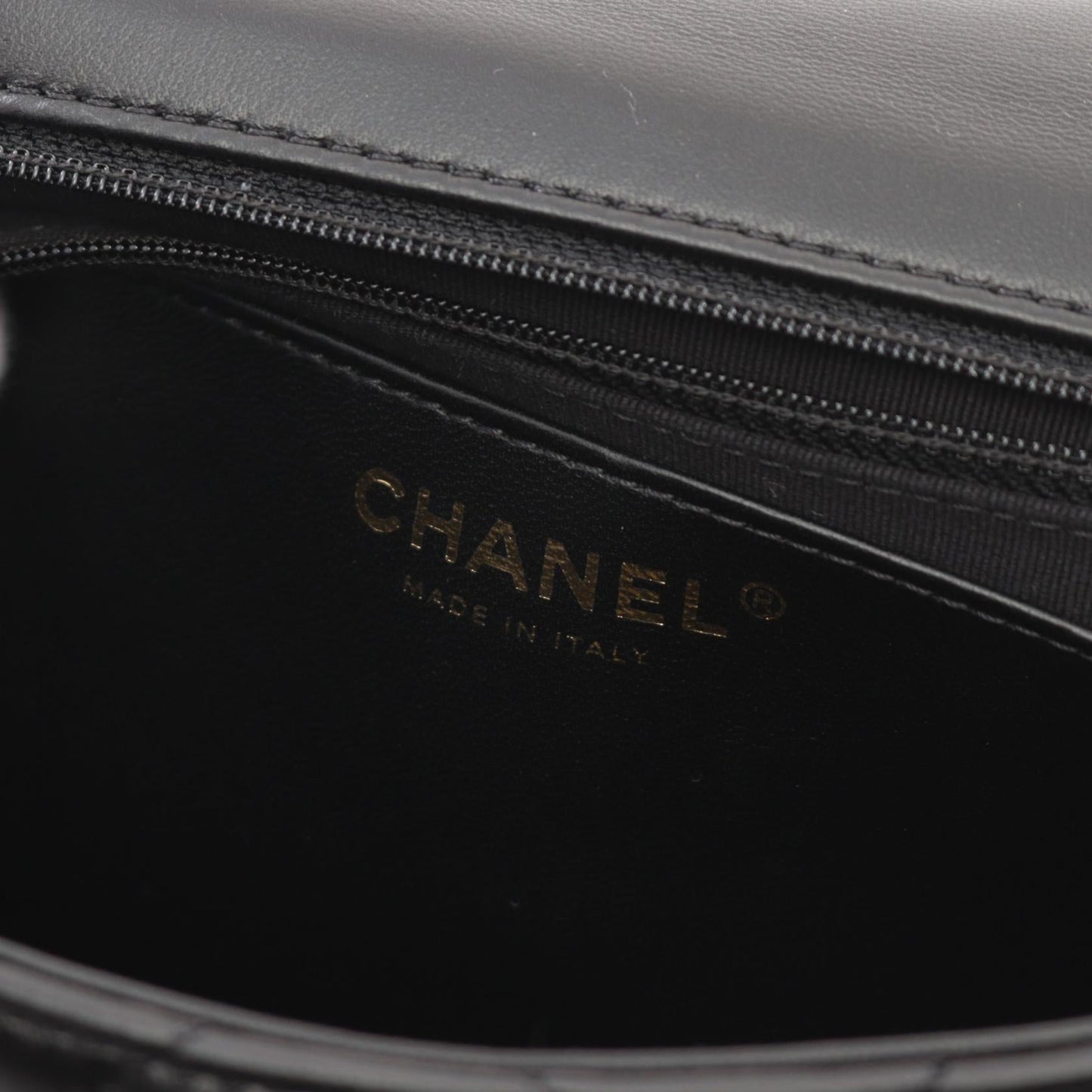Chanel Lambskin Large Flap Shoulder Bag Black