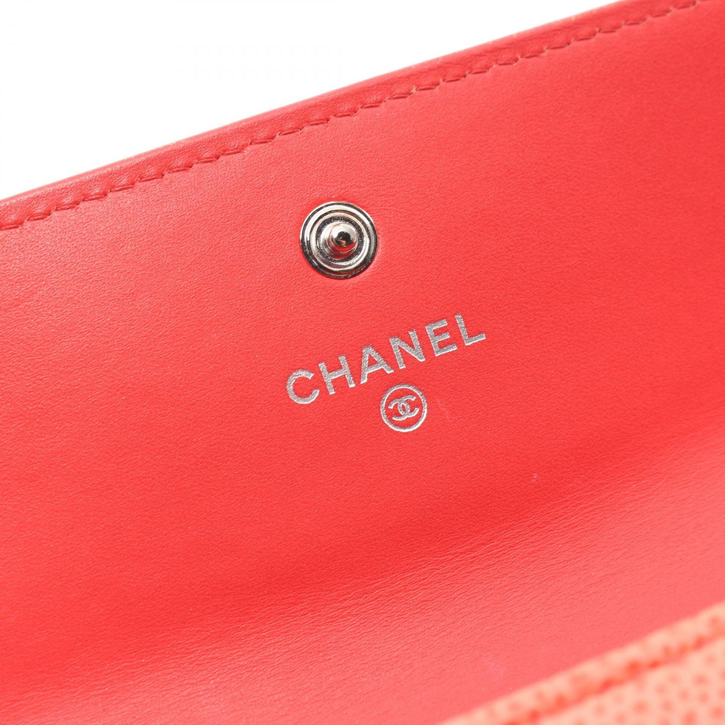 Chanel CC Caviar Long Wallet Leather Long Wallet 18524612 in New Condition