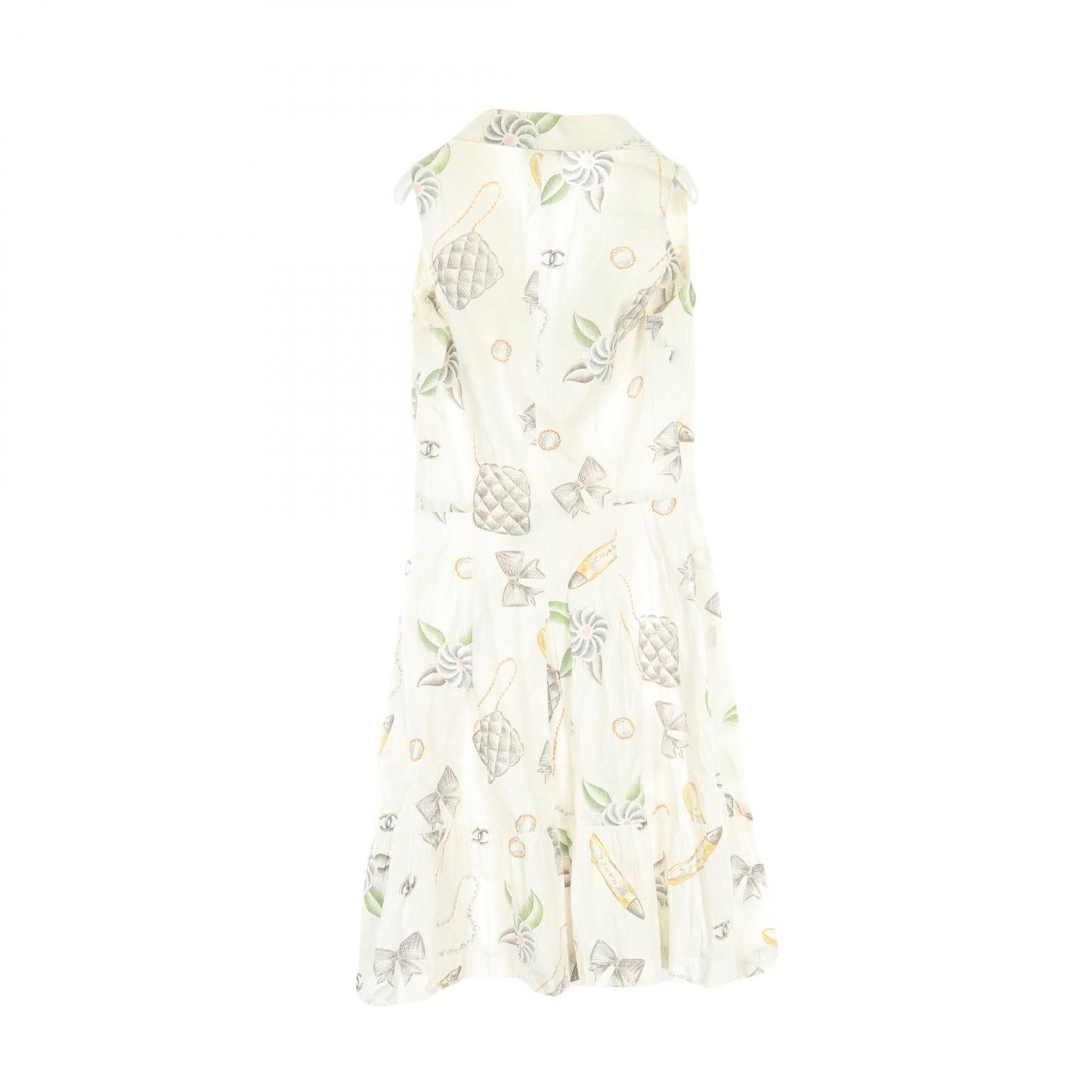 Chanel Dress White Multicolor New