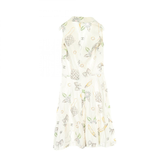 Chanel Dress White Multicolor New