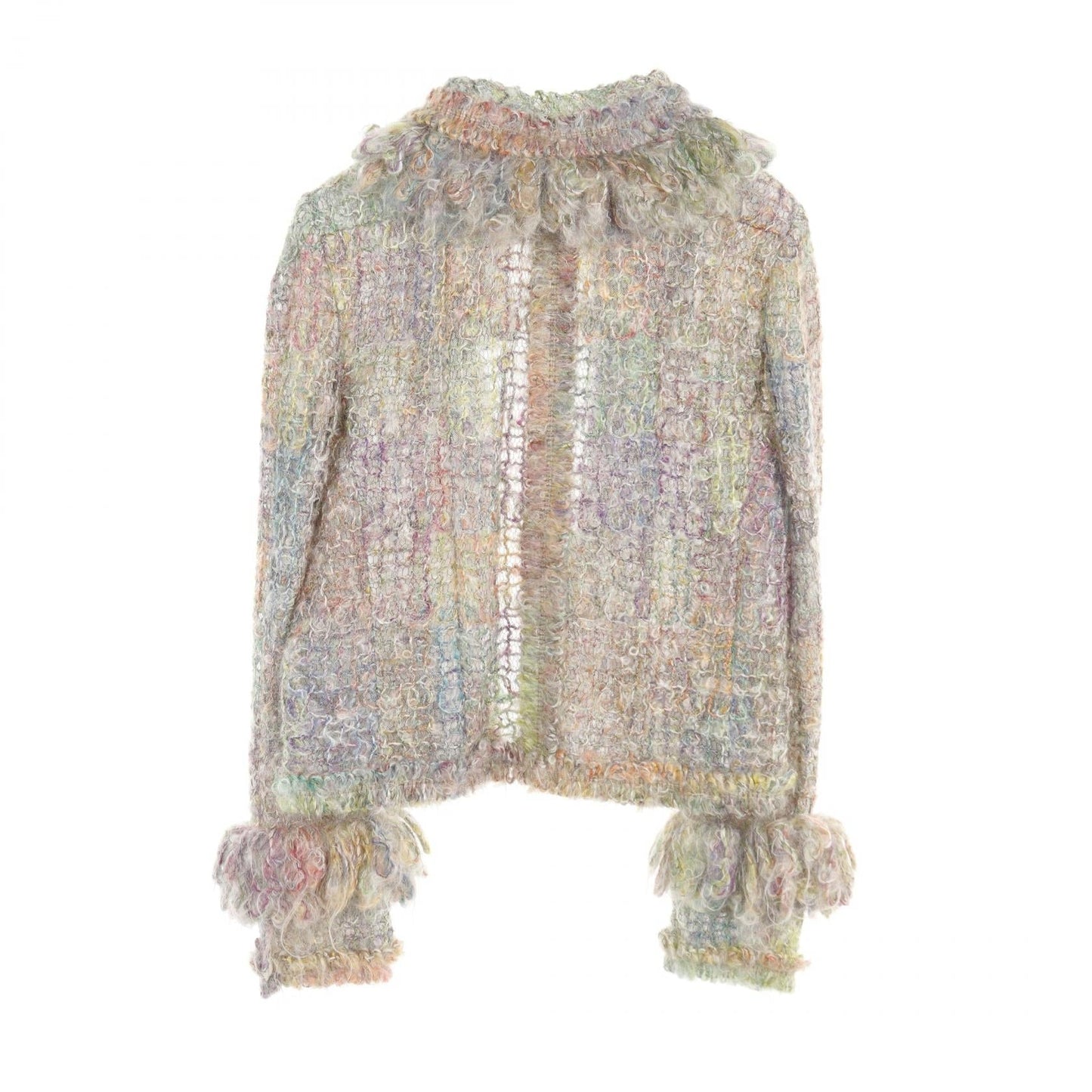 Chanel Wool Mohair Outerwear Green