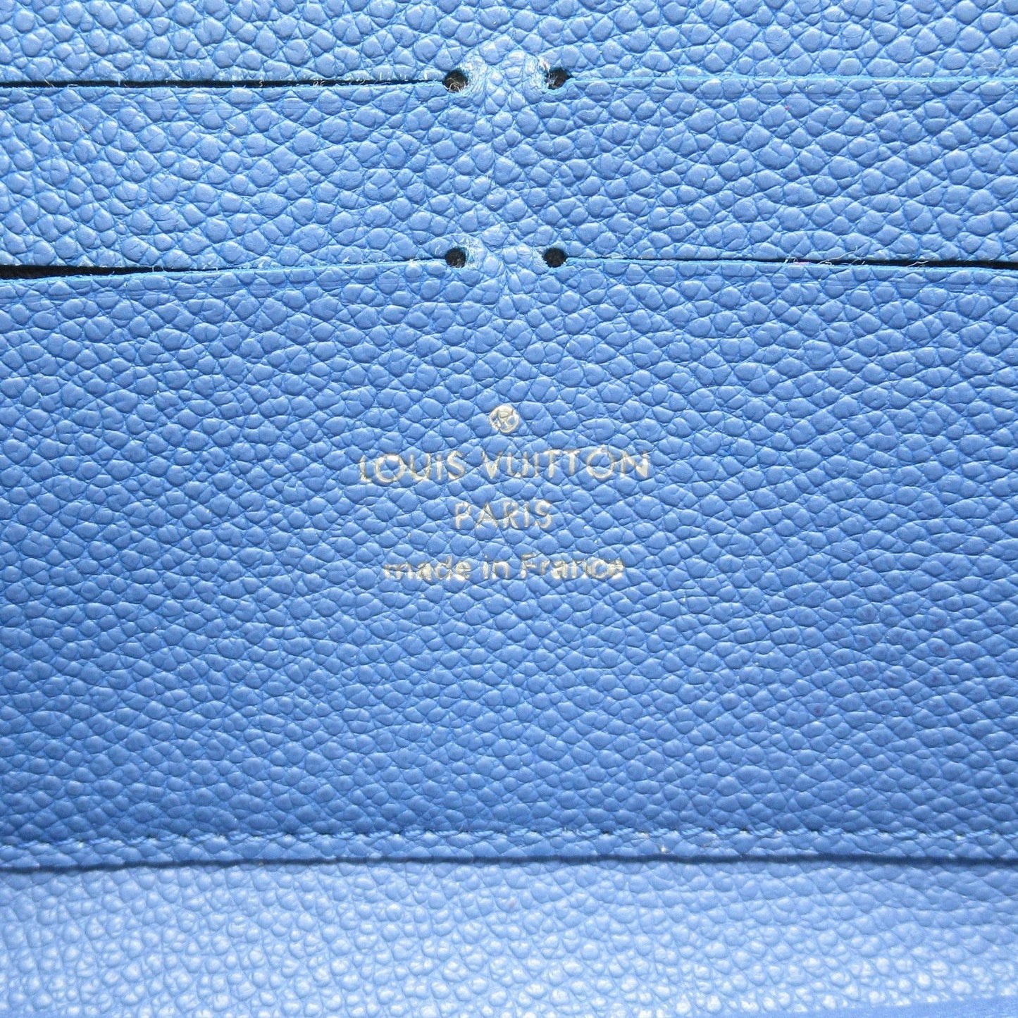 Louis Vuitton Zippy Wallet Monogram Blue M41857