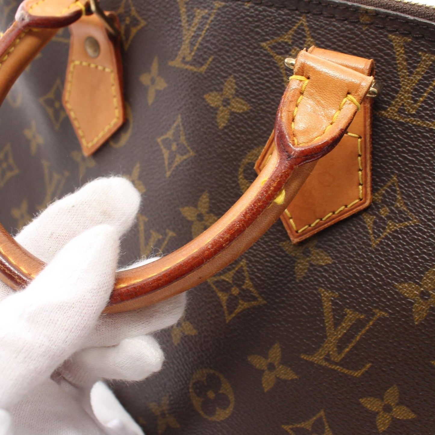 Louis Vuitton Alma PM Handbag Monogram Brown M51130