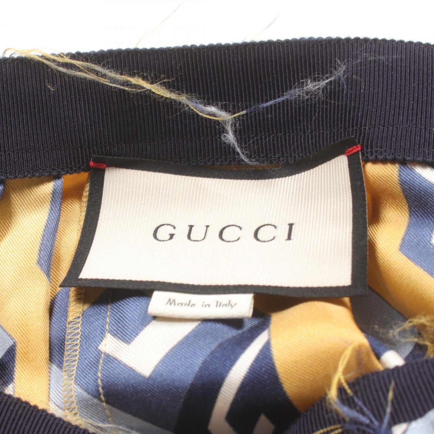 Luxury Gucci Trending 2025 Silk Skirt Yellow Multicolor