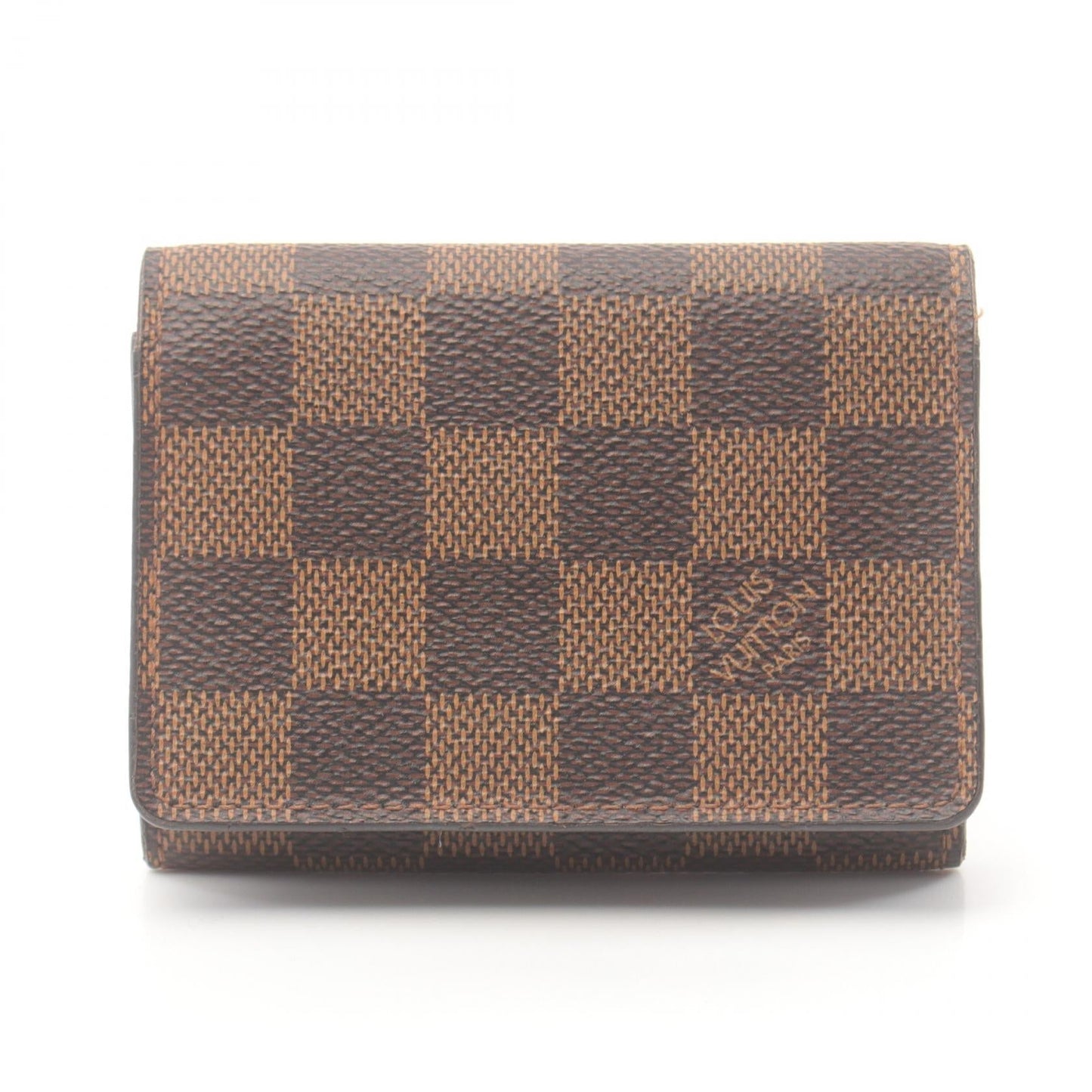 Louis Vuitton Damier Ebene Business Card Holder Canvas Card Case N62920 in Great Condition