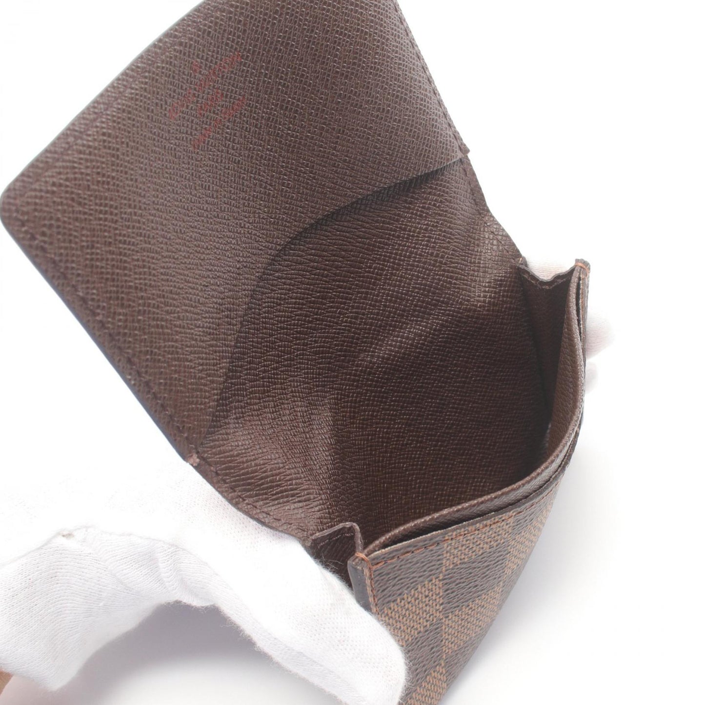 Louis Vuitton Damier Ebene Business Card Holder Canvas Card Case N62920 in Great Condition