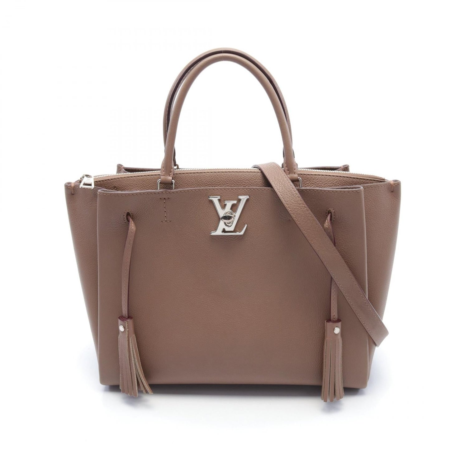 Louis Vuitton Lockme Leather Tote Handbag M54791