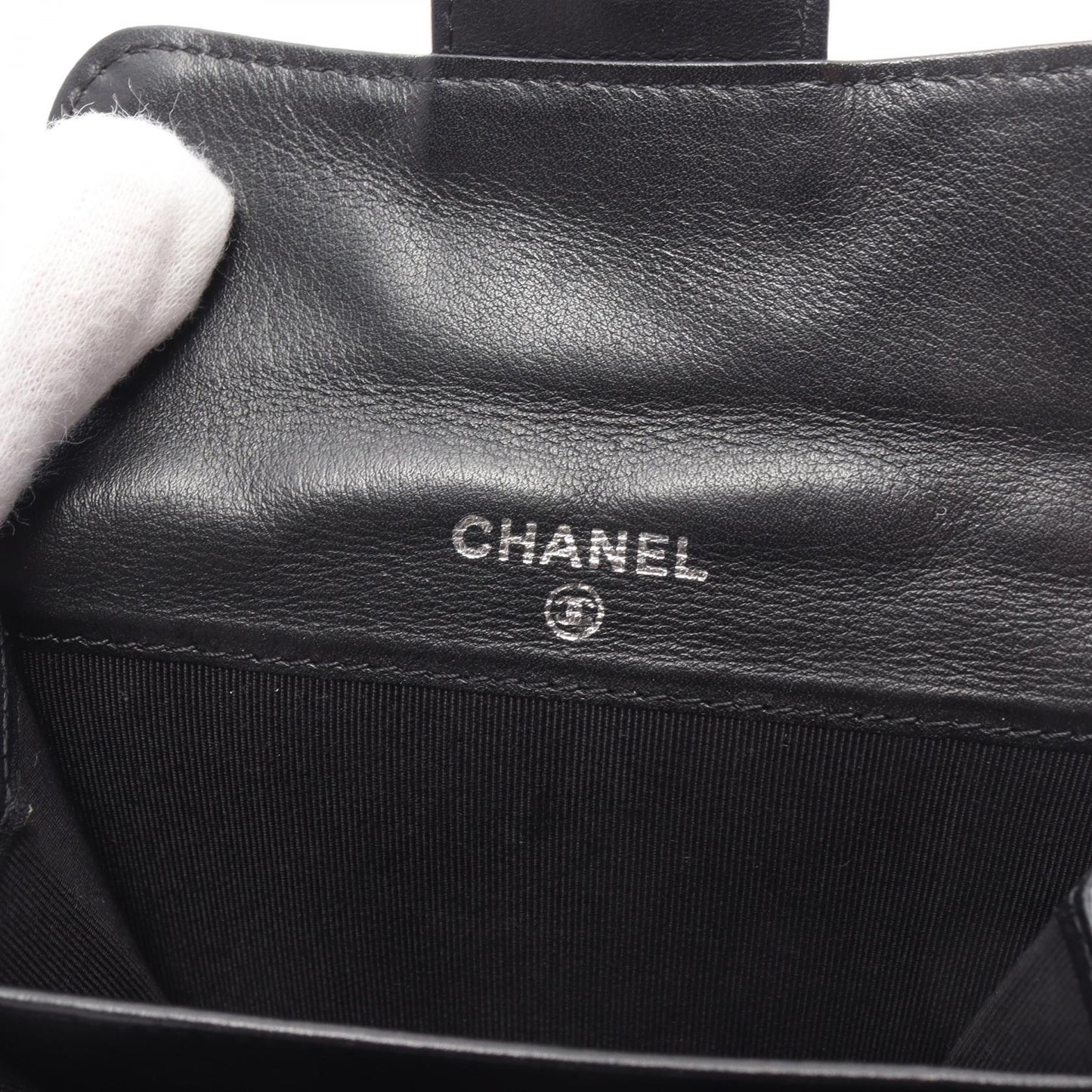 Chanel Matelasse Classic Small Flap Wallet Leather Coin Case AP0229 in Great Condition