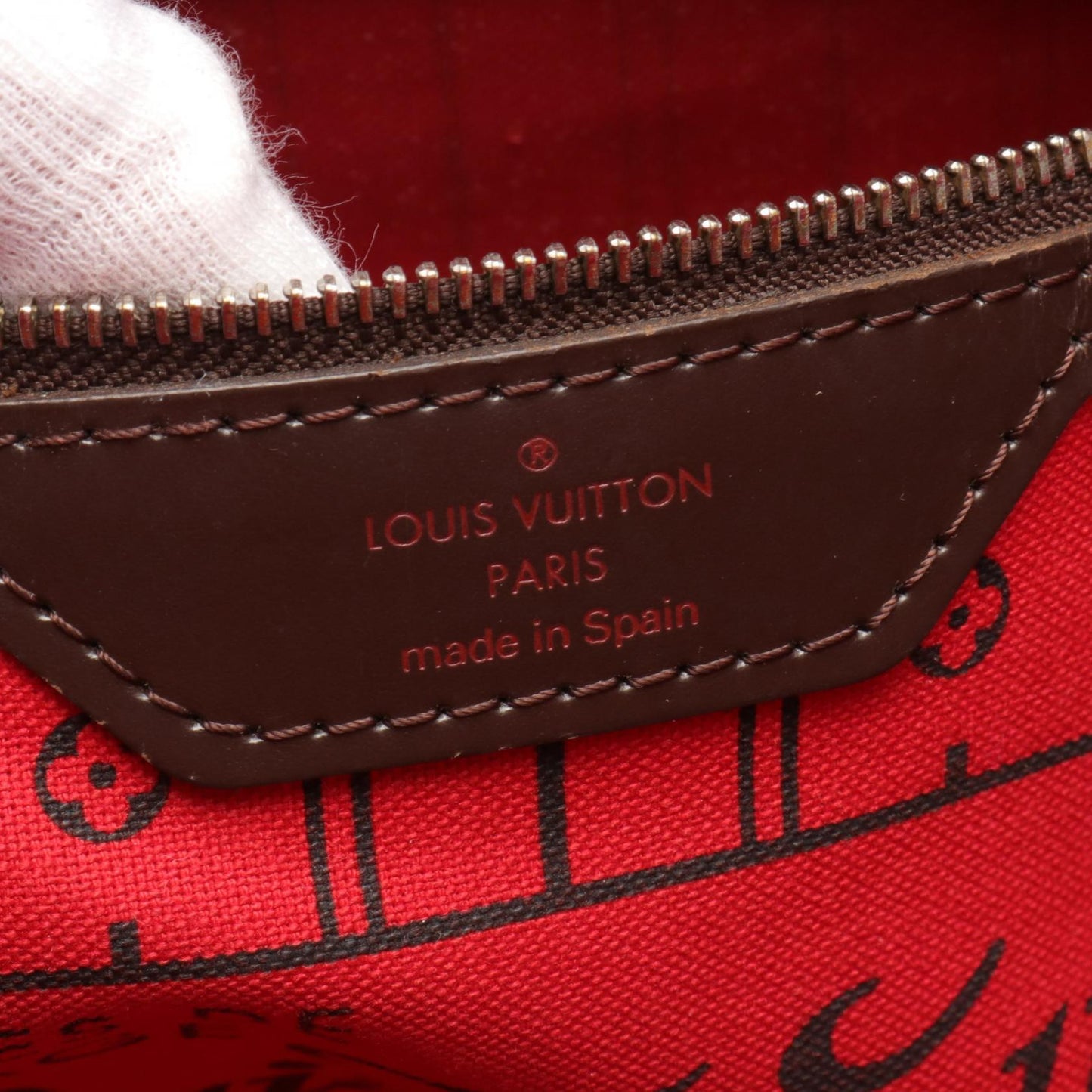 Louis Vuitton Damier Neverfull MM Tote Bag N51105