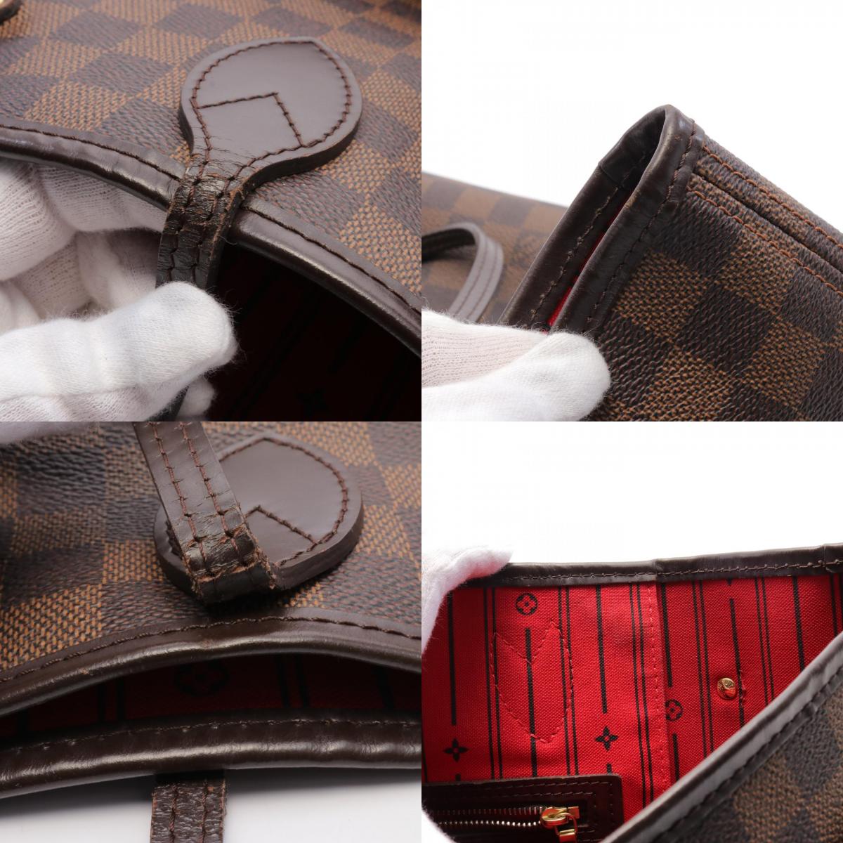 Louis Vuitton Damier Neverfull MM Tote Bag N51105