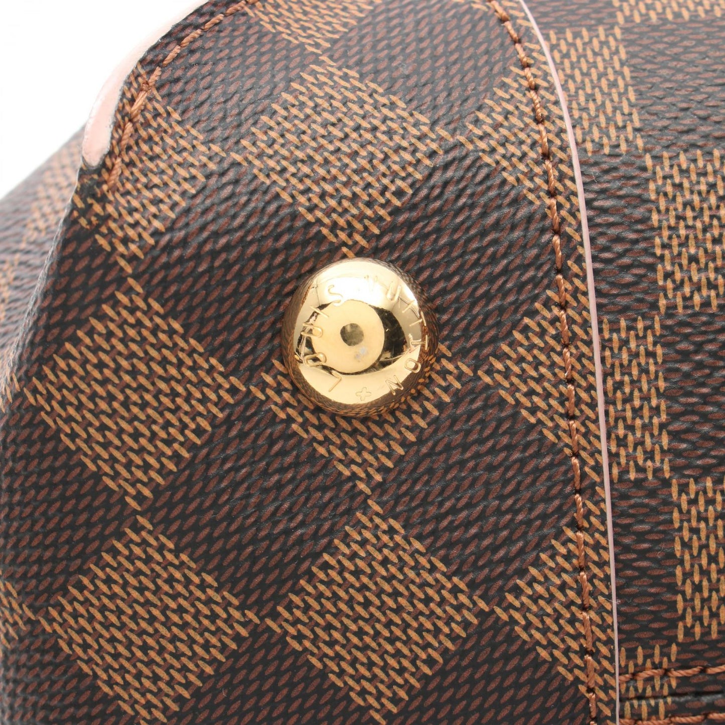 Louis Vuitton Damier Ebene Rose Ballerine Tote Bag N41554