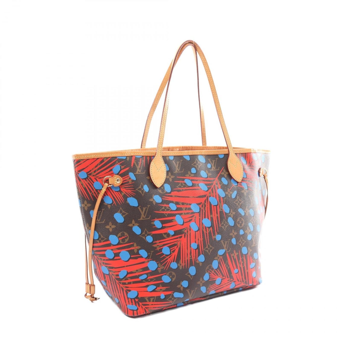 Louis Vuitton Neverfull MM Poppy Denim Tote Bag M41978