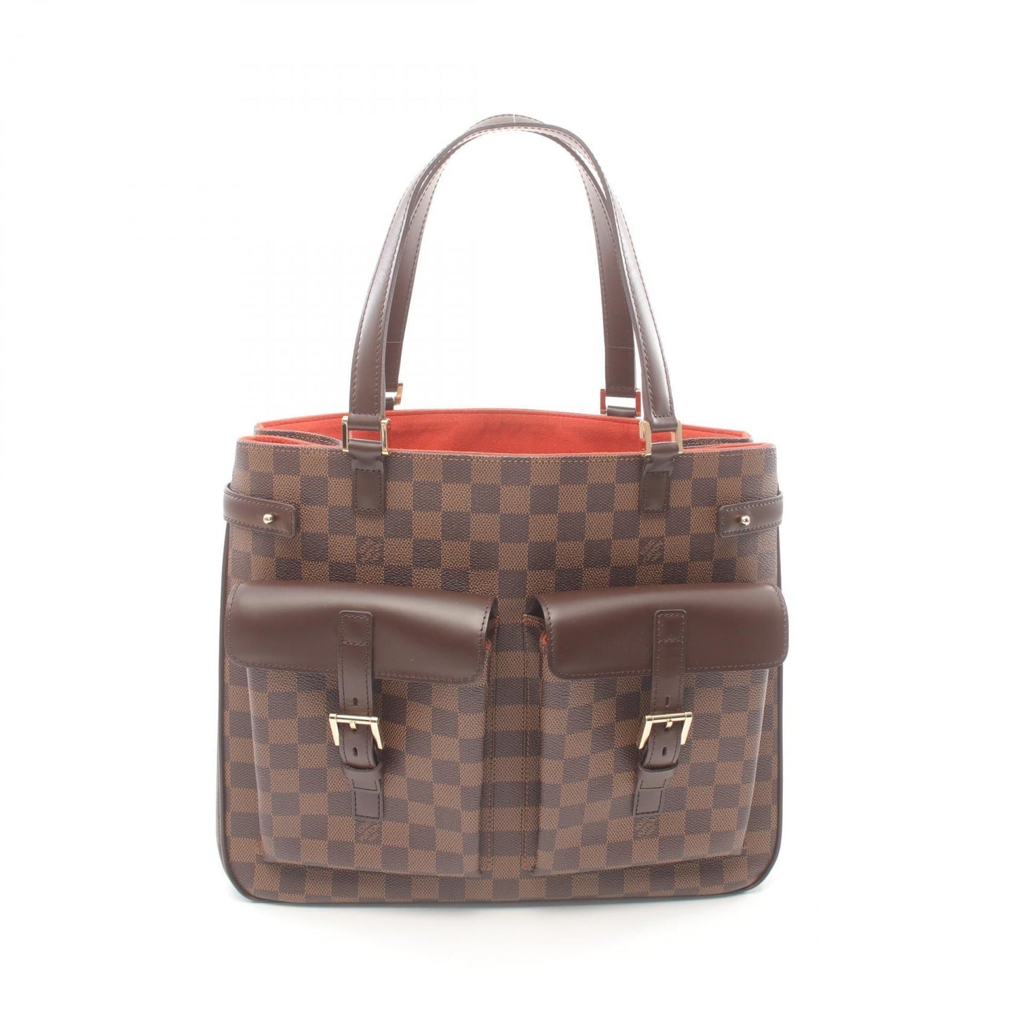 Louis Vuitton Damier Canvas Leather Tote Bag N51128