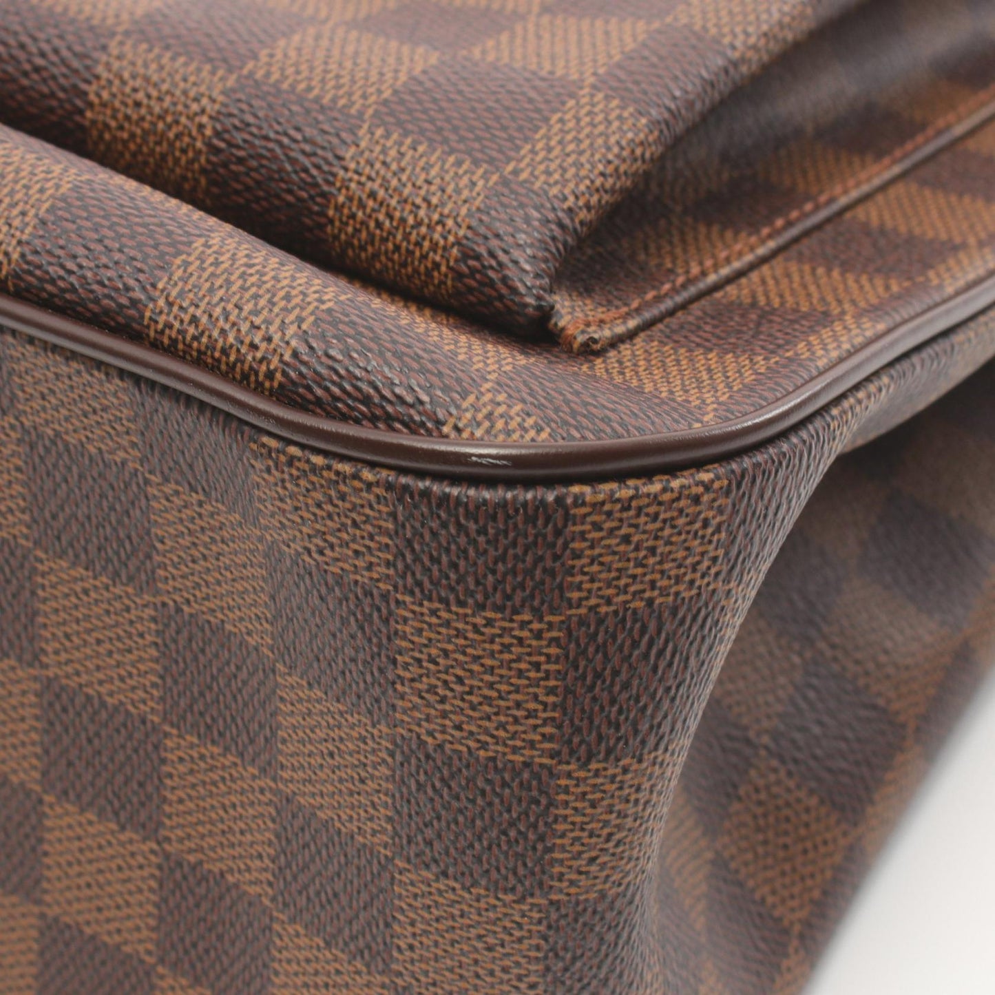 Louis Vuitton Damier Canvas Leather Tote Bag N51128