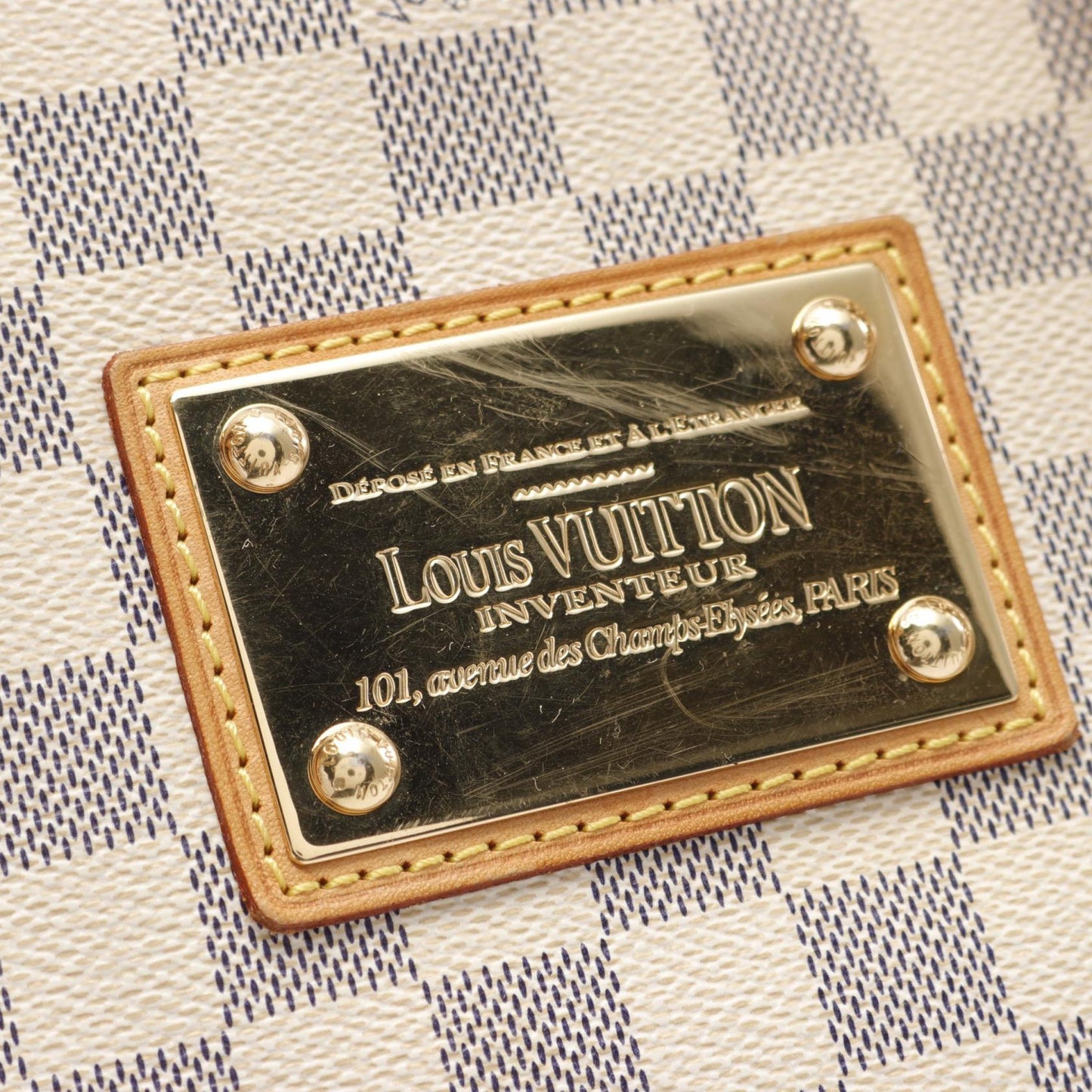 Louis Vuitton Damier Azur Hampstead MM Tote Bag