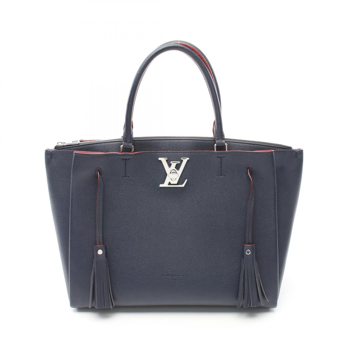 Louis Vuitton Lockme Leather Handbag M54571
