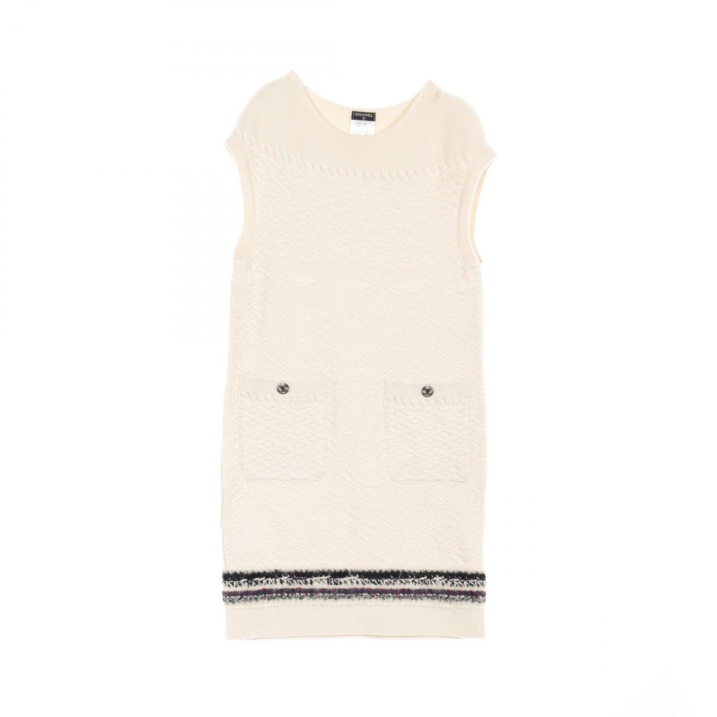 Chanel Cashmere Coco Button Dress